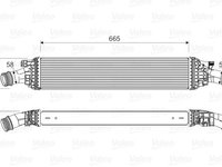 Intercooler, compresor VALEO 818601