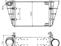 Intercooler compresor VOLKSWAGEN PASSAT (3B3) - OEM - MAXGEAR: AC664899 - Cod intern: W02772325 - LIVRARE DIN STOC in 24 ore!!!