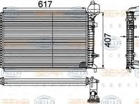 Intercooler compresor VOLKSWAGEN PASSAT (3C2) - OEM - NRF: NRF30199|30199 - Cod intern: W02343693 - LIVRARE DIN STOC in 24 ore!!!