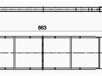 Intercooler compresor VOLKSWAGEN TRANSPORTER/CARAVELLE Mk IV bus (70XB, 70XC, 7DB, 7DW) - Cod intern: W20147855 - LIVRARE DIN STOC in 24 ore!!!