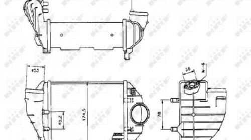 Intercooler, compresor Volkswagen VW PASSAT (