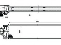 Intercooler, compresor VOLVO V70 III (BW) (2007 - 2020) NRF 30394