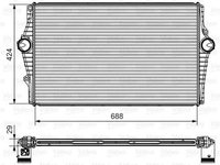 Intercooler compresor VOLVO XC70 I Cross Country (P2, 295) (An fabricatie 09.2002 - 08.2007, 163 - 185 CP, Diesel) - OEM - MAXGEAR: AC630037 - LIVRARE DIN STOC in 24 ore!!!