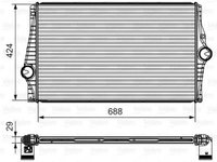 Intercooler, compresor VOLVO XC90 I (2002 - 2016) VALEO 818280 piesa NOUA