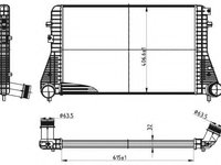 Intercooler, compresor VW BEETLE (5C1) (2011 - 2016) NRF 30316 piesa NOUA