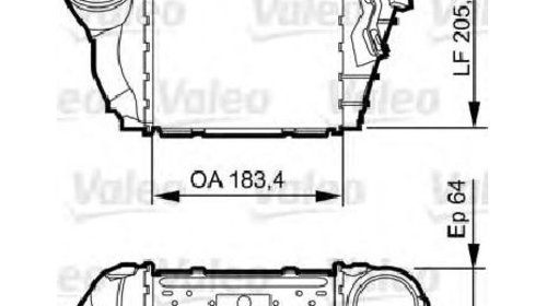Intercooler, compresor VW BORA COMBI ( 1J6 ) 