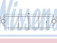 Intercooler, compresor VW MULTIVAN V (7HM, 7HN, 7HF, 7EF, 7EM, 7EN) (2003 - 2015) NISSENS 96683 piesa NOUA