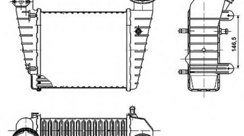 Intercooler, compresor VW PASSAT (3B2) (1996 