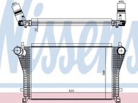 Intercooler, compresor VW PASSAT (3G2) (2014 - 2016) NISSENS 96494 piesa NOUA