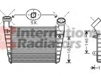 Intercooler, compresor VW PASSAT limuzina (3B2), VW PASSAT Variant (3B5), VW PASSAT limuzina (3B3) - VAN WEZEL 58004238