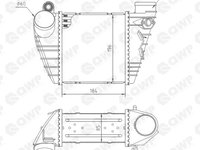 Intercooler compresor WIC102 QWP pentru Audi A3 Skoda Octavia Vw Golf Vw Bora Vw Jetta Seat Toledo Seat Leon