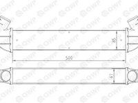 Intercooler compresor WIC113 QWP pentru Fiat Doblo