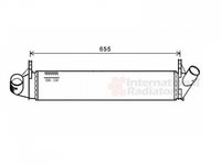 INTERCOOLER DACIA LOGAN 09.2004->2007 Radiator intercooler 1.5 dci (590x120x40) PIESA NOUA ANI 2004 2005 2006 2007 2008