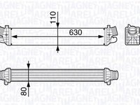 Intercooler DAEWOO LEGANZA KLAV MAGNETI MARELLI 351319202970