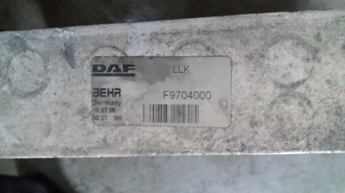 Intercooler DAF XF 95, coduri: 1641386 ; F9704000