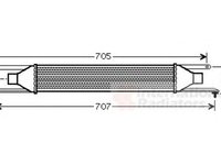Intercooler FIAT GRANDE PUNTO 199 VAN WEZEL 17004319