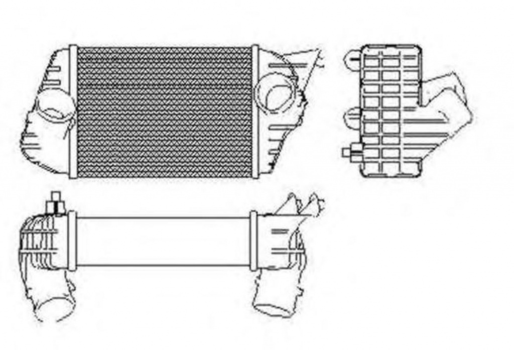 Intercooler FIAT STILO Multi Wagon 192 NRF 30833 PieseDeTop