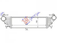 INTERCOOLER FIAT TIPO 2016-> Radiator intercooler 0,9 TURBO-1,3 JTD 570x PIESA NOUA ANI 2016 2017 2018 2019