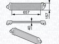 Intercooler FORD ESCORT VII Cabriolet ALL MAGNETI MARELLI 351319202050 PieseDeTop