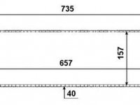 Intercooler FORD FOCUS C-MAX NRF 30906 PieseDeTop