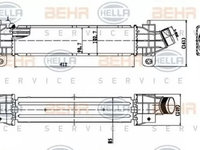 Intercooler FORD MONDEO III B5Y HELLA 8ML 376 899-091 PieseDeTop