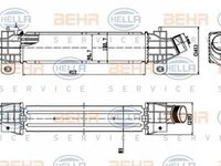 Intercooler FORD MONDEO III B5Y HELLA 8ML 376 899-091