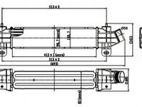 Intercooler FORD MONDEO III B5Y NRF 30840 PieseDeTop