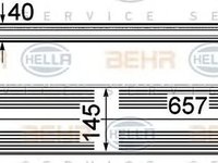 Intercooler FORD MONDEO IV BA7 HELLA 8ML 376 791-761