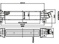 Intercooler FORD MONDEO Mk III (B5Y) (2000 - 2007) NRF 30840