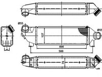 Intercooler FORD TRANSIT bus FD FB FS FZ FC NRF 30886