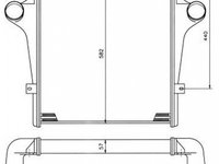 Intercooler IVECO EuroStar NRF 30813