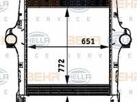 Intercooler IVECO Stralis HELLA 8ML376724301