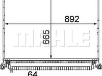 Intercooler MAN TGA MAHLE CI 121 000P