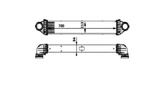 Intercooler MERCEDES B-CLASS (W245) (2005 - 2