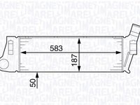 Intercooler MERCEDES-BENZ C-CLASS combi S202 MAGNETI MARELLI 351319201850