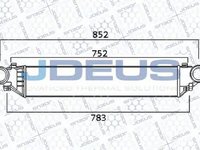 Intercooler MERCEDES-BENZ C-CLASS cupe CL203 JDEUS 817M42A