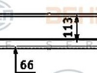 Intercooler MERCEDES-BENZ E-CLASS T-Model S211 HELLA 8ML 376 723-391