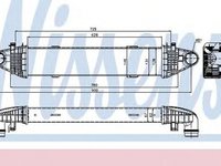 Intercooler MERCEDES-BENZ E-CLASS W212 NISSENS 96535