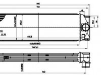 Intercooler MERCEDES-BENZ SPRINTER 4 6-t platou sasiu 906 NRF 30310