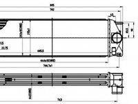 Intercooler MERCEDES-BENZ SPRINTER 4 6-t platou sasiu 906 NRF 30310 PieseDeTop