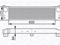 Intercooler MERCEDES-BENZ VIANO W639 MAGNETI MARELLI 351319202420