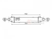 INTERCOOLER MERCEDES E-CLASS W212 2009->2016 Radiator intercooler 1,8i 16V G - 2,1CDi (62x12) KW100 - 150 PIESA NOUA ANI 2009 2010 2011 2012 2013 2014 2015 2016