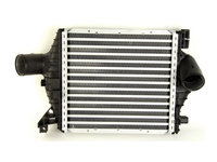 Intercooler Mercedes Vito 110D (W638), 02.1995-02.1999, Vito/Clasa 5 (W638), 03.1997-2003, motor 2.3 TD 72kw, diesel, cu/fara AC, aluminiu brazat/plastic, 291x264x50 mm,