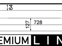 INTERCOOLER NISSAN MURANO II (Z51) 2.5 dCi 4x4 190cp MAHLE CI 318 000P 2010 2011 2012 2013 2014