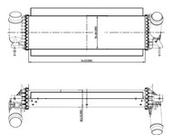 INTERCOOLER NISSAN NP300, PICK-UP D23 DUPA 2015