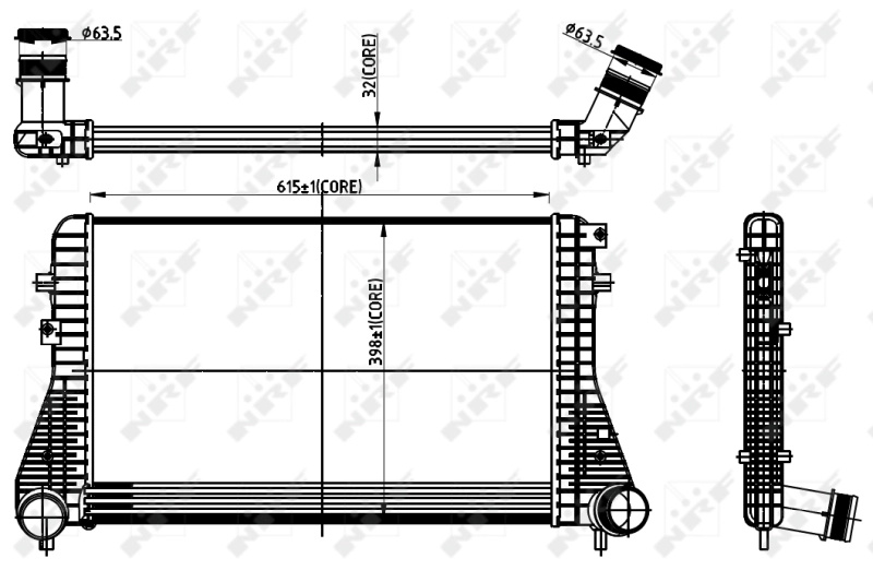 Intercooler NRF VW PASSAT B6 Variant (3C