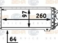 Intercooler OPEL ASTRA F 56 57 HELLA 8ML376723061 PieseDeTop