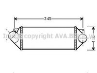 Intercooler OPEL ASTRA F combi 51 52 AVA OL4235