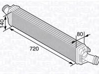 Intercooler OPEL ASTRA F combi 51 52 MAGNETI MARELLI 351319202690