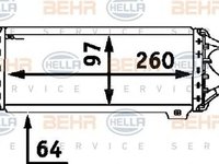 Intercooler OPEL ASTRA F hatchback 53 54 58 59 HELLA 8ML 376 723-061